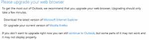 Upgrade your Browser